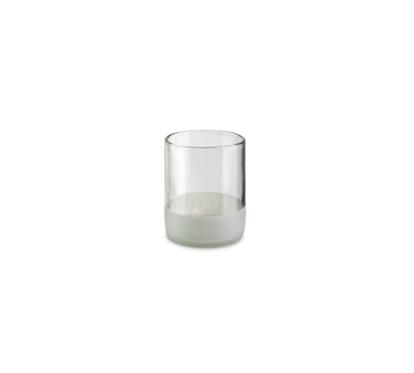 Iwas-Glas klar gefrostet, 25 cl/8,5 oz, 7,4 x 9 cm, Schachtel mit 4 Stück