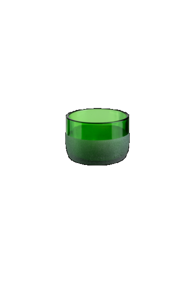 Iwas-Glas grün gefrostet, 12 cl/4 oz, 7,4 x 5,1 cm, Schachtel mit 4 Stück
