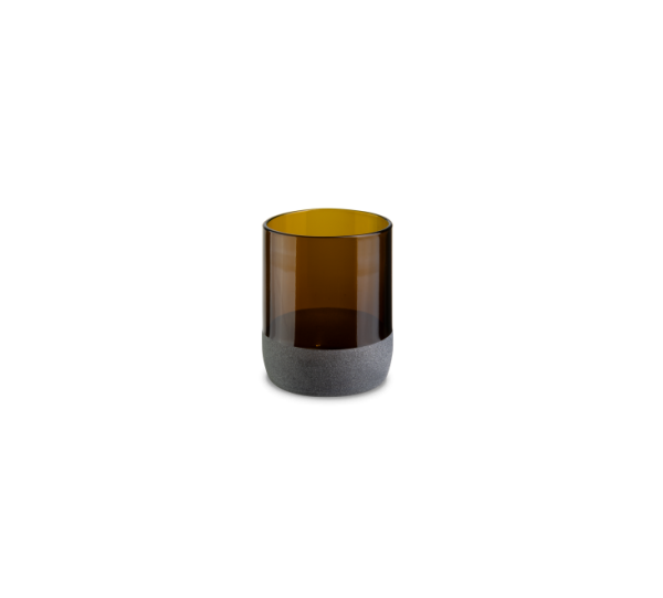 Iwas Glasbronze mattiert, 25 cl/8,5 oz, 7,4 x 9 cm, Schachtel mit 4 Stück