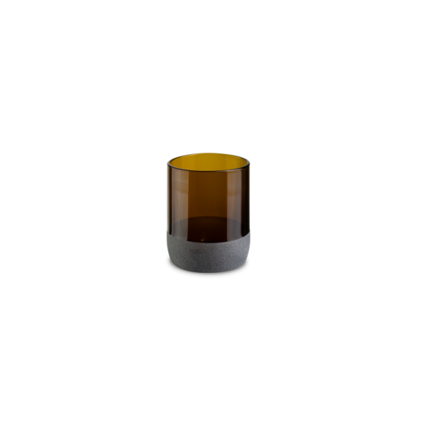 Iwas Glasbronze mattiert, 25 cl/8,5 oz, 7,4 x 9 cm, Schachtel mit 4 Stück