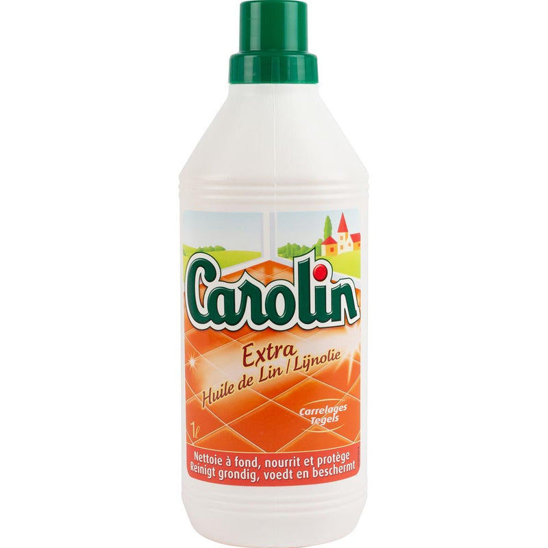 Carolin - Bodenreiniger extra Leinöl, 1 l Flasche