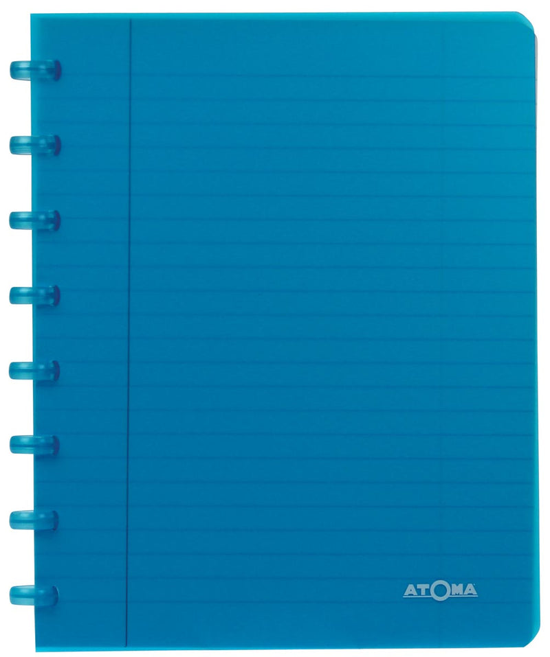 Atoma – Trendiges Notizbuch, ft A5, 144 Seiten, PP, liniert, verschiedene Farben
