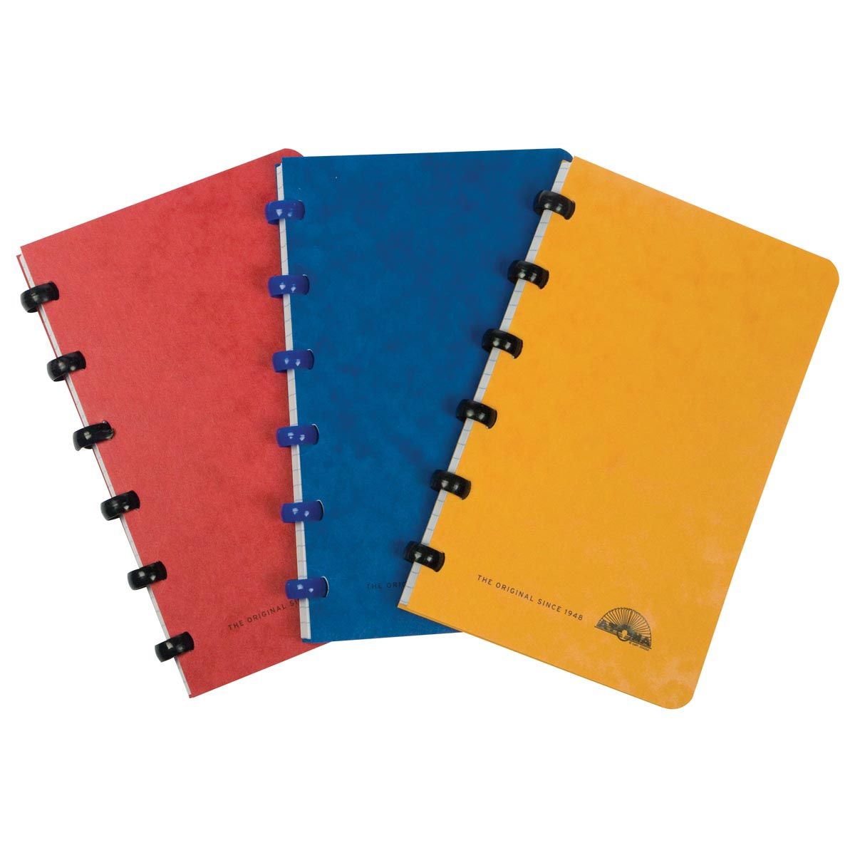Atoma – Klassisches Notizbuch, ft 10 x 16,5 cm, 120 Seiten, Kartoneinband, verschiedene Farben