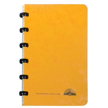 Atoma – Klassisches Notizbuch, 9,5 x 14 cm, 120 Seiten, Kartoneinband, verschiedene Farben