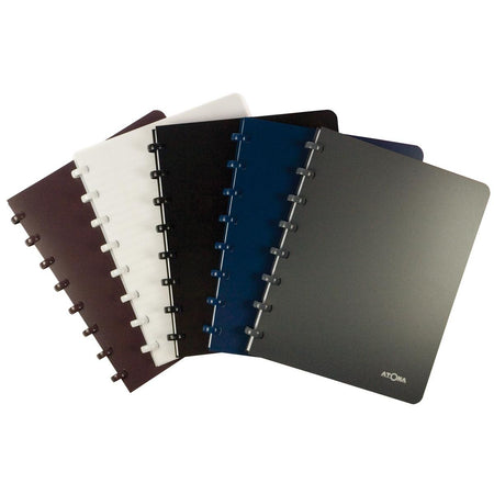 Atoma – Notizbuch, ft A4, 144 Seiten, PP, kariert 5 mm, verschiedene Farben