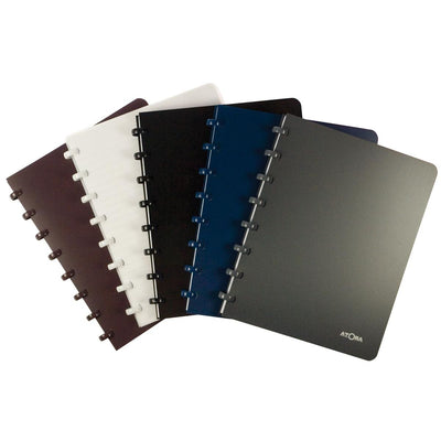 Atoma – Notizbuch, ft A4, 144 Seiten, PP, kariert 5 mm, verschiedene Farben