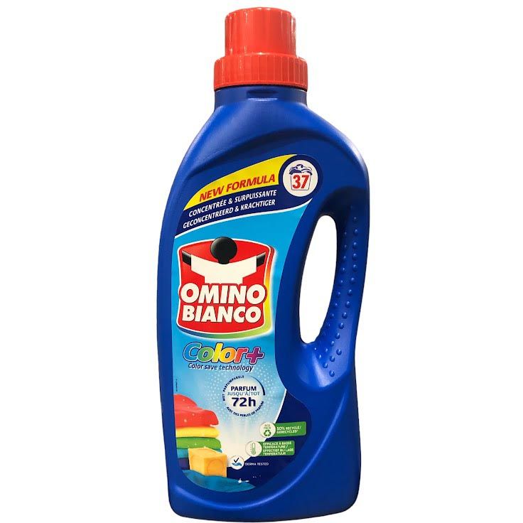 Omino Bianco - Color+ Waschmittel, 37 Dosen, 1,48 l Flasche