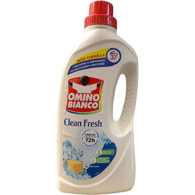 Omino Bianco - Clean Fresh Waschmittel, 37 Dosen, 1,48 l Flasche