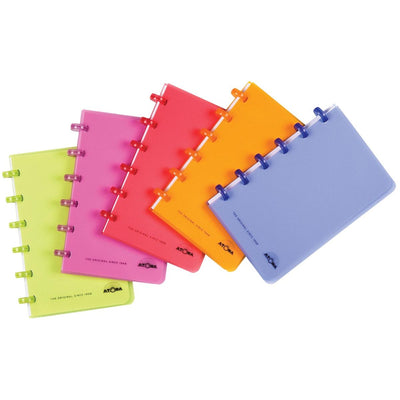 Atoma – Trendiges Notizbuch, ft A6, 120 Seiten, PP, kariert 5 mm, verschiedene Farben