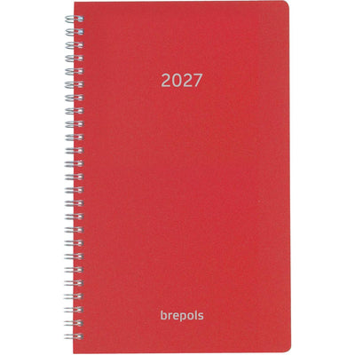 Brepols - Agenda Breform Polyprop 6 Sprachen, rot, 2026