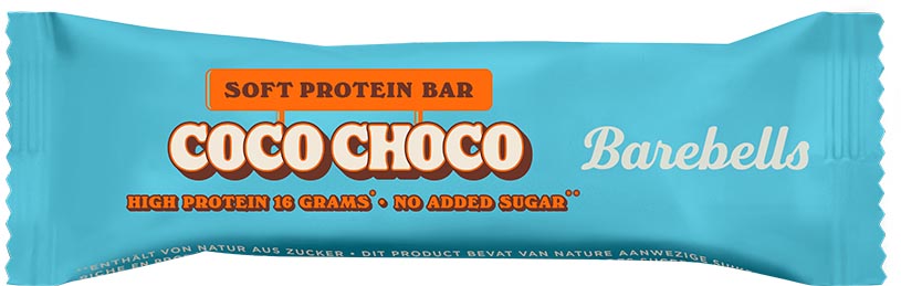 Barebells - Soft Coco Schokoriegel, 55 g, Packung à 12 Stück