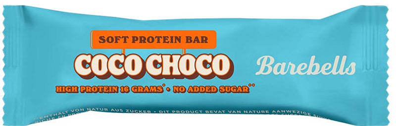 Barebells - Soft Coco Schokoriegel, 55 g, Packung à 12 Stück