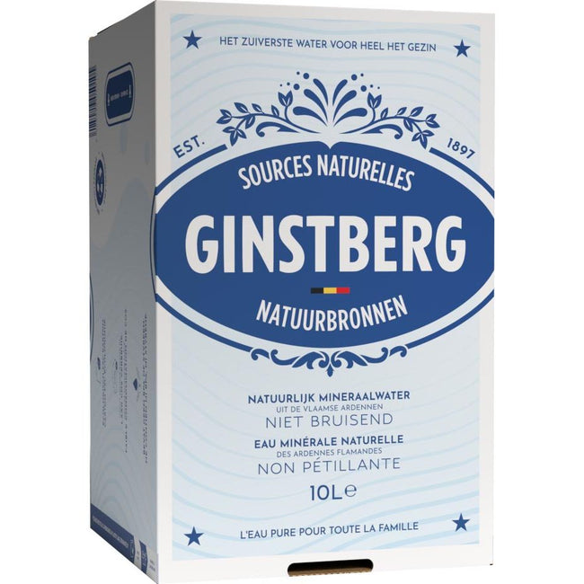 Ginstberg - Plat Water, Beutel im Karton 10 Liter