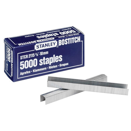Bostitch - Heftklammern STCR211510Z, 10 mm, für B8P, B8HC, B8E, B8HDP, Schachtel mit 5000 Heftklammern