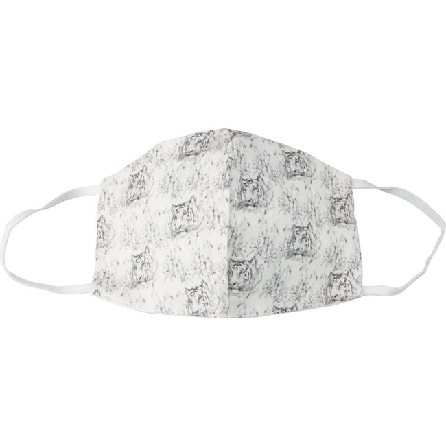 Klika - Waschbare Mundmaske, Tigermotiv, Größe: Herren, Packung à 5 Stück