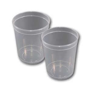 Behälter aus Kunststoff rund - Suppenbecher PP transparent 115/138 1000cc 250 Stück