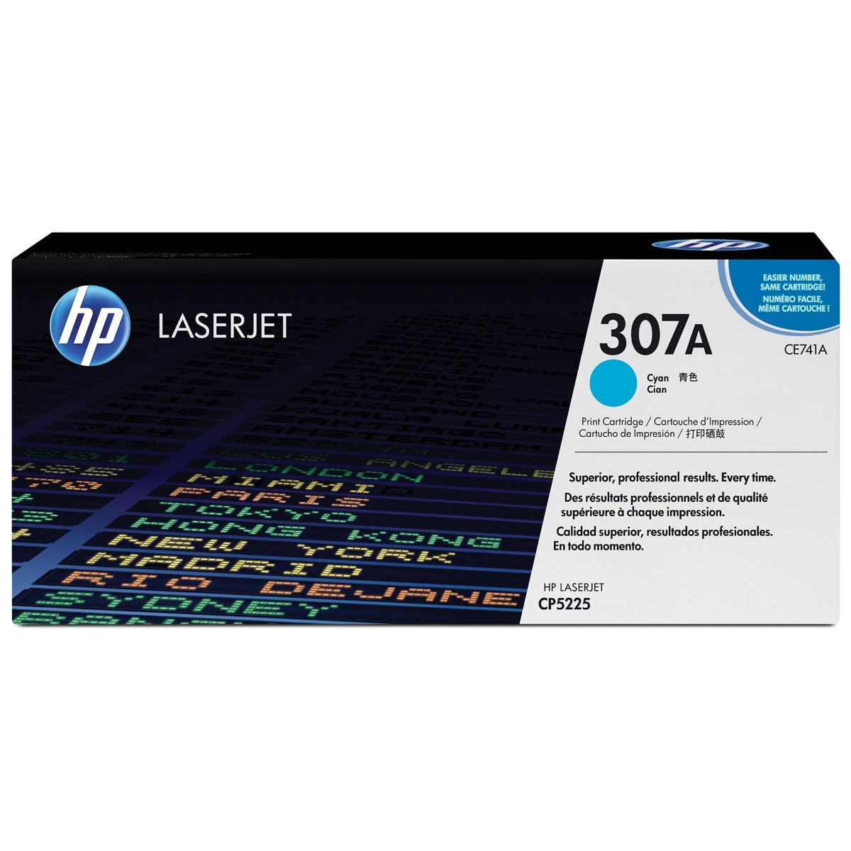 HP - Toner 307A, 7300 Seiten, OEM CE741A, Cyan