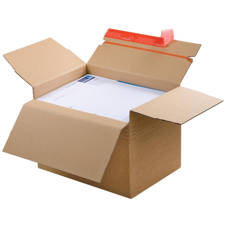 Colompac - Versandkarton CP141, ft 30,4 x 21,6 x 13 22 cm, braun