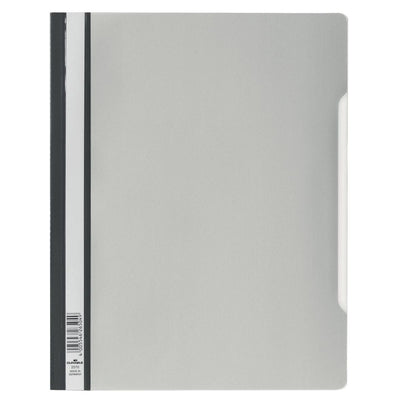 Langlebig – Schnellhefter A4 PVC grau