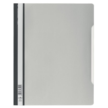 Langlebig – Schnellhefter A4 PVC grau