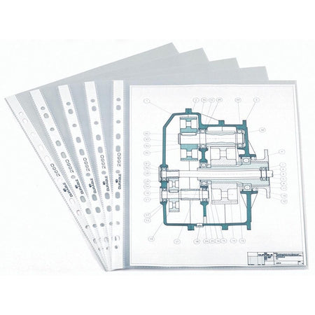 Langlebig – perforierte Ausstellungstasche, ft A4, 11-Loch-Perforation, 60 Mikron