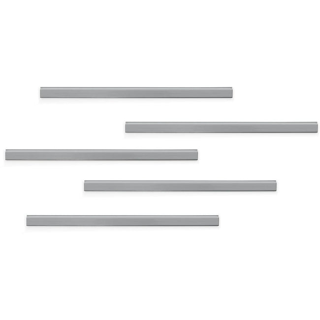 Langlebig - Magnetklemme Durafix Schiene 297mm 5 Stück Metall-Silber