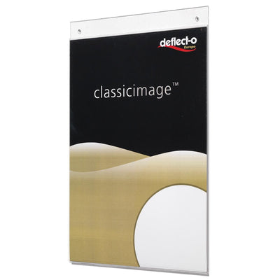 Deflecto – Wandprospekthalter im Hochformat, ft A4