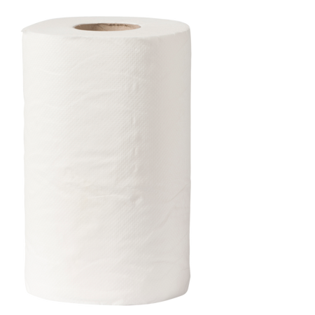 Klika - Reinigungspapier | 1-lagig | 20cm | 105m | Zellulose | weiß | 12 Stück