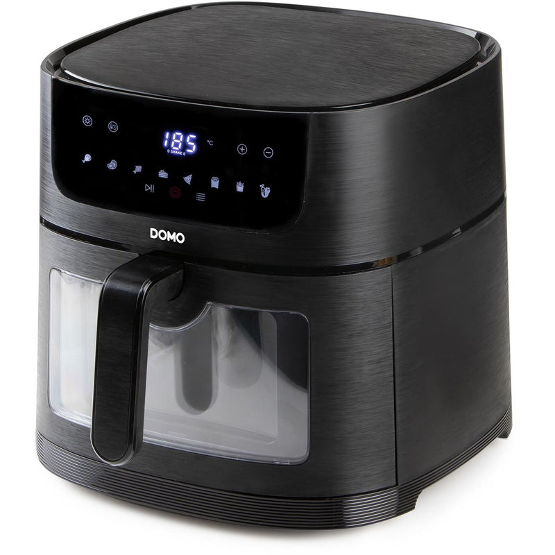 Domo - Heißluftfritteuse Deli-Fryer mit Sichtfenster, 8 l, schwarz