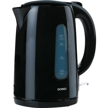 Domo - Wasserkocher 360°, 1,7 Liter, schwarz