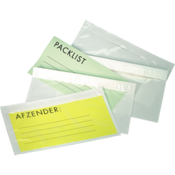 SendProof® - Umschlag | Packlistenumschlag | 165x122mm | A6/C6 | selbstklebend | lDPE | transparent | 1000 Stück