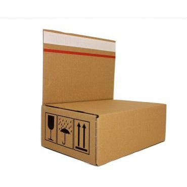 Webshop-Box 5.1 mit Selbstklebestreifen 384x284x180mm pro Stück