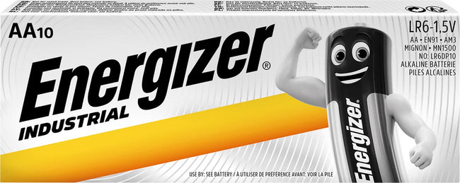 Energizer - Battery Industrial AA Alkaline Box mit 10 Stück