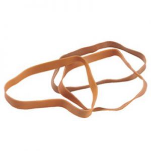 Bindung > Gummiband - Gummiband 1 Kilo braun 80x8mm (Postbote)
