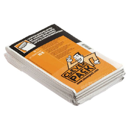 CleverPack - Umschlag-Luftkissen Nr. 12 140x225mm weiß Packung mit 10 Stück