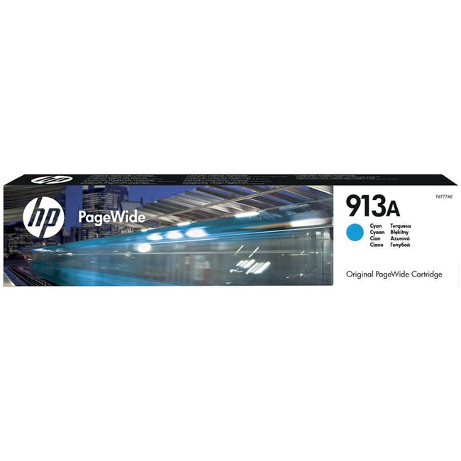 HP - Tintenpatrone 913A, 3.000 Seiten, OEM F6T77AE, Breit, Cyan