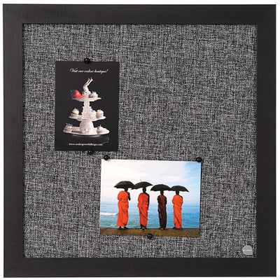 Bi-Office - Bisilque Notiztafel Black Shadow hellgrau