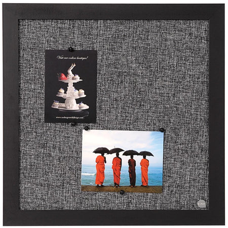 Bi-Office - Bisilque Notiztafel Black Shadow hellgrau