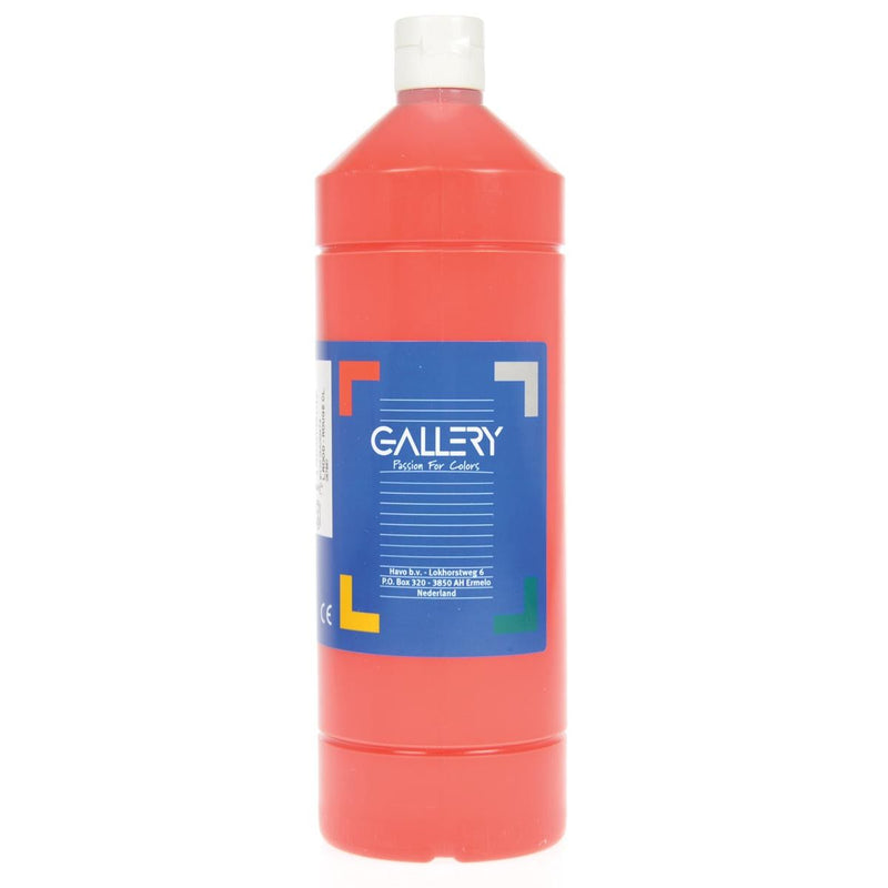 Galerie - Gouache, 1 l Flasche, hellrot