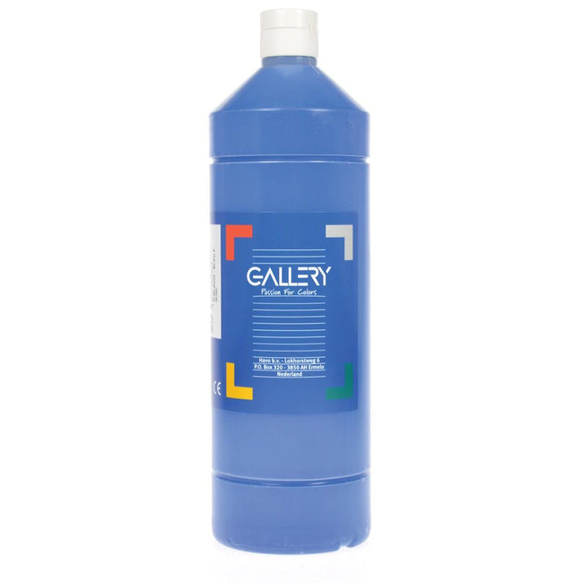 Galerie - Gouache, 1 l Flasche, dunkelblau