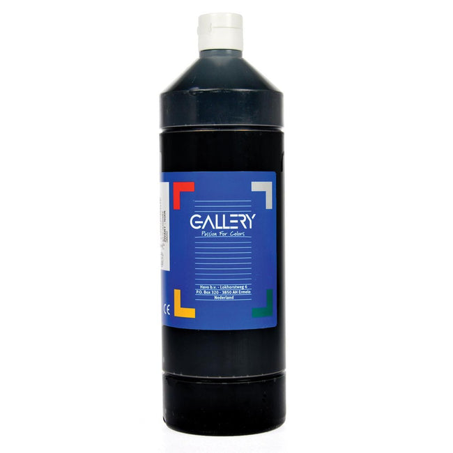 Galerie - Gouache, 1 l Flasche, schwarz