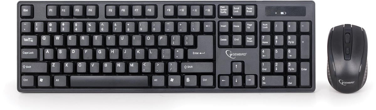 Gembird – kabellose Tastatur und Maus, QWERTZ