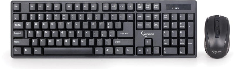 Gembird – kabellose Tastatur und Maus, QWERTZ