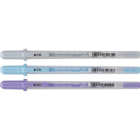 Sakura - Gel Writer Gelly Roll Moonlight 06 ruhiges Set mit 3 Farben