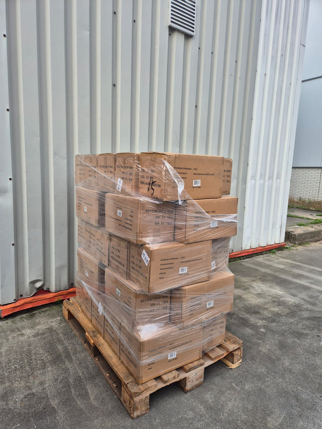 Klika - Paketboot aus Holz 20x10x7cm rot