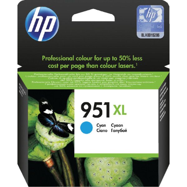 HP - Tintenpatrone cn046ae 951xl blau