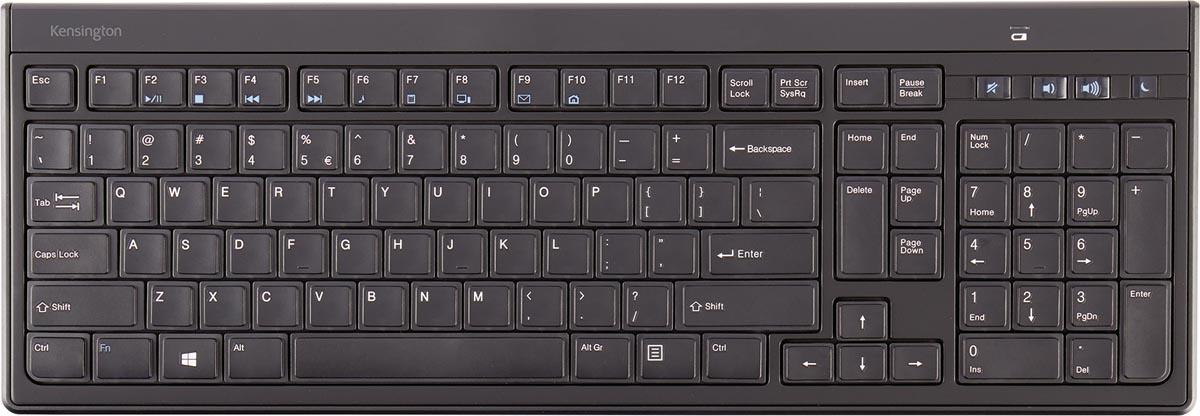 Kensington – Advance Fit ergonomische flache Tastatur, Azerty