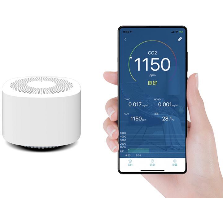 Kokoon - Air Protect Mini-Luftqualitätsmessgerät, Bluetooth-Verbindung