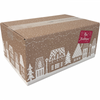 Weihnachtspaketkarton (D) 450x350x230mm Design HÄUSER 2025 pro Stück