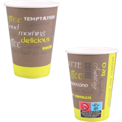 Pappkaffeebecher 180cc Coffee to Go Limette 100 Stück